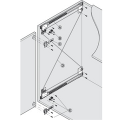 PUERTAS CORREDERAS GIRATORIAS SLIDO ECLIPSE 16 LF/VF HAFELE