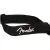 Correa Para Guitarra Fender Negra Polyester 2 C/logo Gris