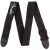 Correa Para Guitarra Fender Negra Polyester 2 C/logo Gris