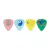 Pua para intrumentos Pack 12 unidades Serie Cool Plecs Peace & Love Heavy