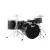 Bateria Pearl Roadshow Series 5 cuerpos + fierros + Platillos Jet Black