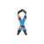Correa Fender Serape 2 Diseno Mantas Mexicanas Logo F Azul Multi
