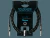 Cable de Instrumentos Ibanez SI10BG 3.05 Mts Plug-Plug Black/Green