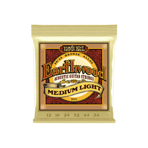 Encordado Ernie Ball P02003 Earthwood Light 80/20 12-54