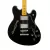 Guitarra Electrica Fender Starcaster 1/2 Caja MN HH Negro