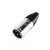 Conector Seetronic Scsm3 Xlr-3 Macho Plateado Sin Cable