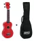 Ukelele Soprano Mahalo R1 Colores Rainbow Series Con Funda Original Madera Sengon Laqueado Cuerdas Aquila Estudio