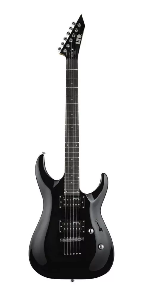 Guitarra Electrica Ltd Esp Mh10 Humbuckers Con Funda Negro