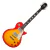 Guitarra Electrica Jay Turser Les Paul 220cs Cherry Sunburst