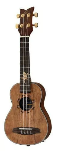Ukelele Soprano Profesional Ortega Con Eq Y Afinador + Funda