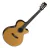 Guitarra Clasica Cort Tapa Solido Fishman C/funda Cec7 Nat