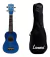 Ukelele Soprano Leonard Uk15 Sparkle Brillante Con Funda Original Cuerpo Tradicional De Sengon Cuerdas Nylon Mango Caoba