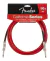 Cable Para Guitarra Electrica O Bajo Electrico Fender Serie California De 3 Metros Con Conectores Plug Plug Profesional