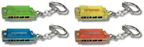 Mini Armonica Llavero Hohner Multicolor En Do (c)