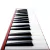 Panica Melodica Hohner C94324 Student 32 Red Roja Estuche Boquilla