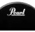 Parche Para Bombo Pearl Pth-20pl Protone De 20 Pulgadas Color Negro Con Logo Pearl Blanco - Resonante