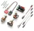 Set De Microfono Para Bajo De 4 Cuerdas Emg Modelo Jv-set Bk