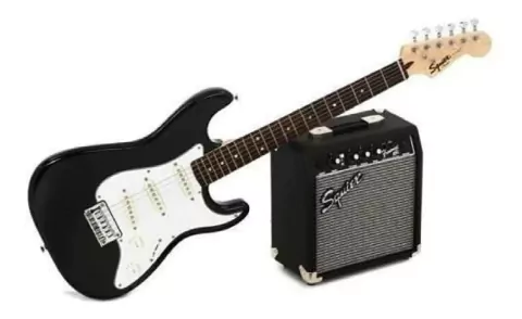 Guitarra Squier By Fender Pack Mini Stratocaster + Amplif