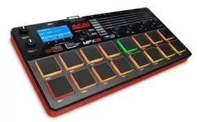 Akai Controlador Midi Usb Sampler Tarjeta Sd 16 Pads Mpx-16