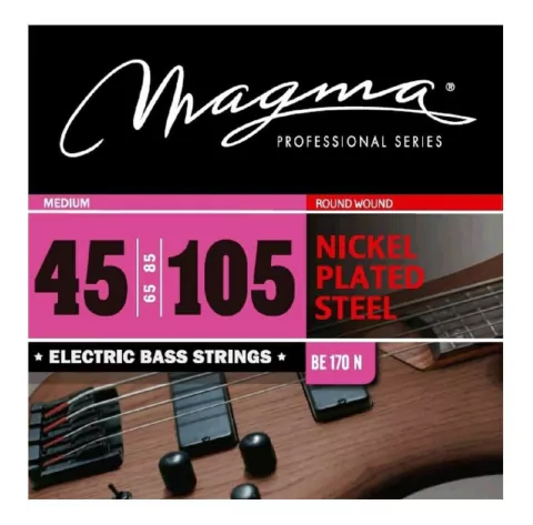 Encordado Bajo Electrico Magma Be170n 045 105 Tension Media