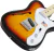 Guitarra Electrica Telecaster SX STL/H/3TS Semi Hollow Ash Series con Funda color Sunburts - tienda online