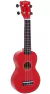 Ukelele Soprano Mahalo R1 Colores Rainbow Series Con Funda Original Madera Sengon Laqueado Cuerdas Aquila Estudio