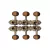 Clavijero Mxp Cavijas 3+3 Cromado Mx405c Profesional