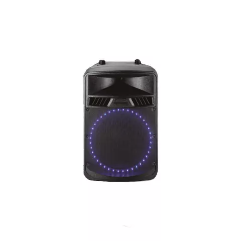 Bafle Activo Portatil 15 300 Watts 2 Vias Bluetooth Luz Led