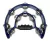 Pandereta Media Luna Knight Jb917 20 Sonajas Varios Colores en internet