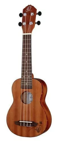 Ukelele Tamano Concierto Ortega Ru5 Fondo Y Aros De Caoba