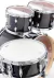 Bateria Pearl Export Laquer Bombo De 20 Color Black Smoke