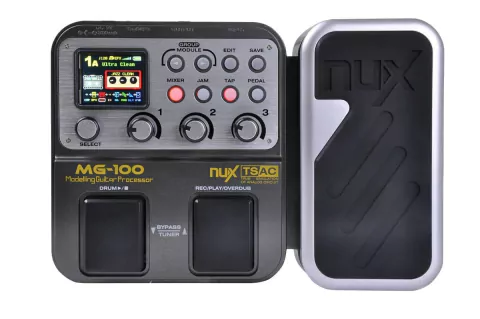Pedalera Multiefectos P/guitarra Nux Mg100 Pedal Expresion