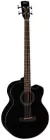 Bajo Electro Acustico Cort Sjb5f- Negro Con Funda