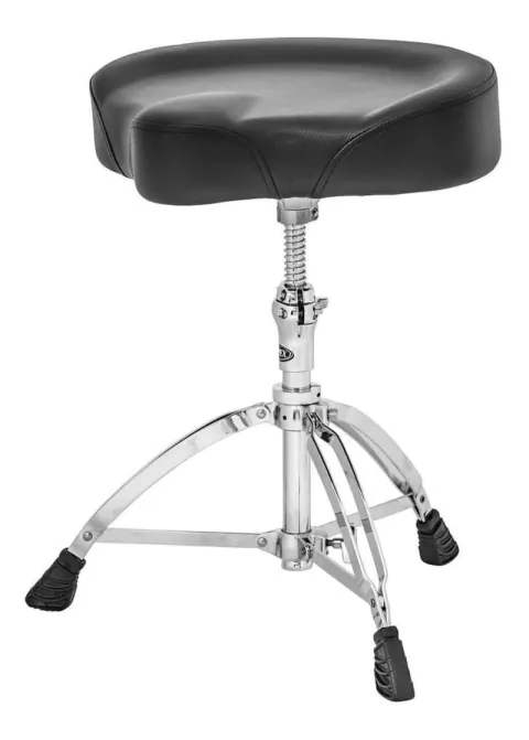 Banqueta Mapex Bateria T-755a Tipo Moto A Rosca Patas Doble