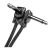 Cable Interpedal Western Flatface 60 Cm Plug A Plug Negro