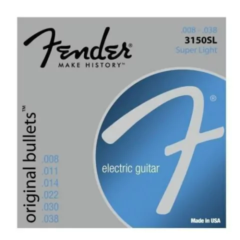 Encordado Para Guitarra Fender Electrica Nickel 008