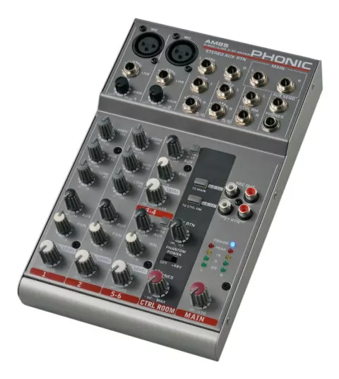 Mixer Consola Mezcladoras 2 Canales Phanton Phonic Am85