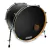 Parche De Bombo Evans BD22REMAD Remad Resonante 22 Pulgadas color Negro