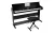 Piano Digital Alesis Virtue Black 88t Banqueta Mueble Negro