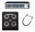 Combo Cabezal Para Bajo Hartke 2500 + Caja Hartke 4.5 XL De 400 W 4x10 + Cable KWC