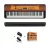 Teclado Sensitivo Portatil Yamaha Psre360 De 61 Teclas Sensibles 5 Octavas 400 Voces 32 De Polifonia Con Fuente Maple