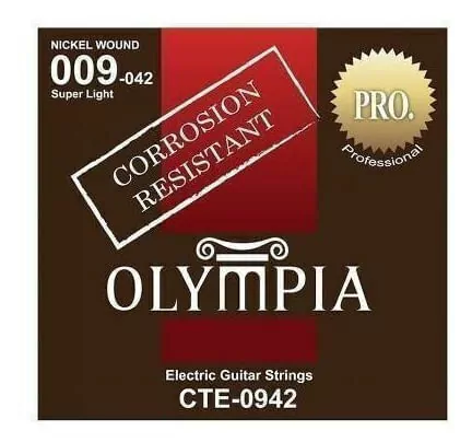 Encordado Para Guitarra Electrica Olympia Coated 09 - 042