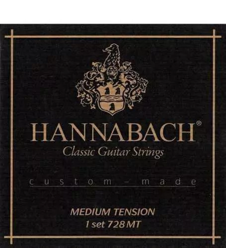 Encordado Para Guitarra Clasica Hannabach Tension Media 728