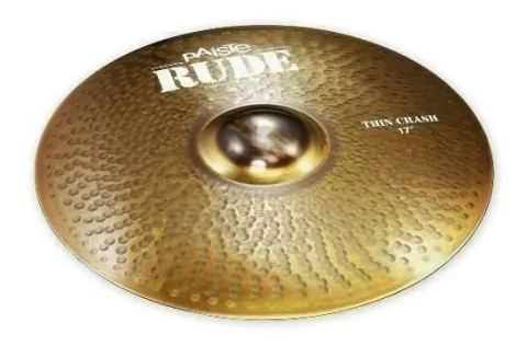 Platillo Paiste Tc-17 Thin Crash Serie Rude De 17 Pulgadas