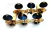 Shimura Clavijero Guitarra Clasica 405gk-a2b Dorado Y Negro