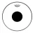 Parche Remo CS-0313-10 Controlled Sound Clear Transparente de 13" Pulgadas Black Dot On Bottom