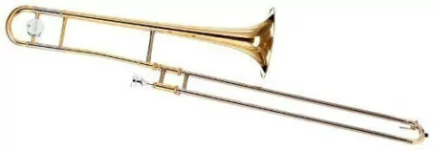 Trombon Tenor Yamaha Modelo Ysl354e Incluye Estuche