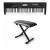 Combo Sintetizador Korg Kross 61 + Banqueta Korg Plegable