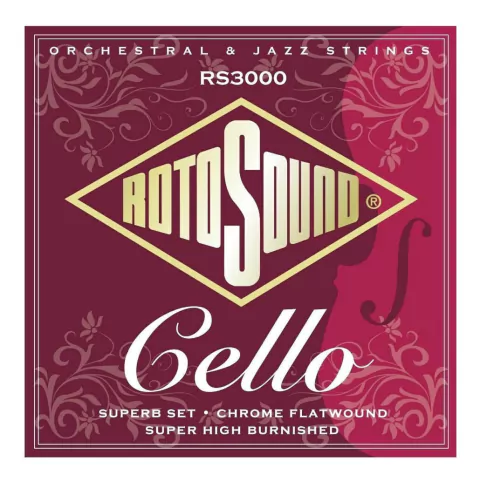 Encordado Para Cello Rotosound Rs3000 Serie Profesional Calibres 022 063 Violoncello