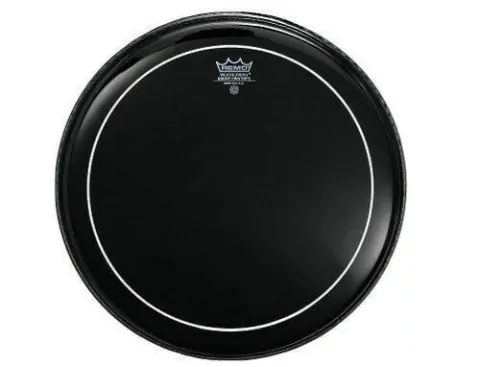 Parche Negro Remo Ebony Pinstripe De 14 Pulgadas Es-0614-ps